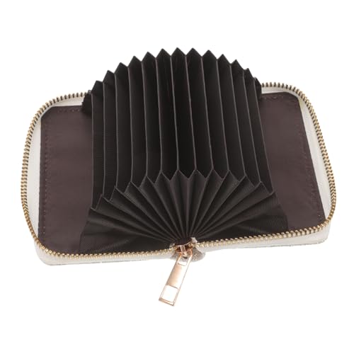Large Capacity Zipper Card Purse for Women Fashionable PU Leather Coin Wallet Stylish Clutch for Students Compact Zipper Wallet for Credit Cards and Change
