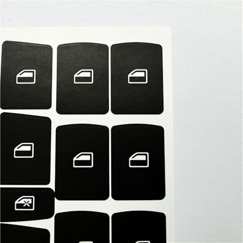 Autocollants de réparation pour boutons de fenêtre : intérieur Audi Q7