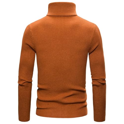 Men's Turtleneck Sweater, Winter Casual Inner wear Wool Knitted Pullover3