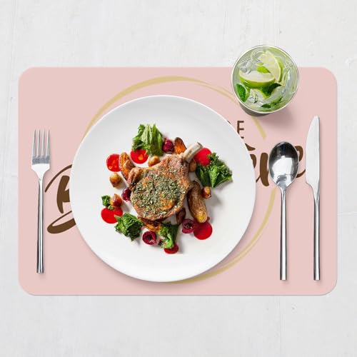 Napperons en liège rose grand format pour protéger la table des plats chauds - 7