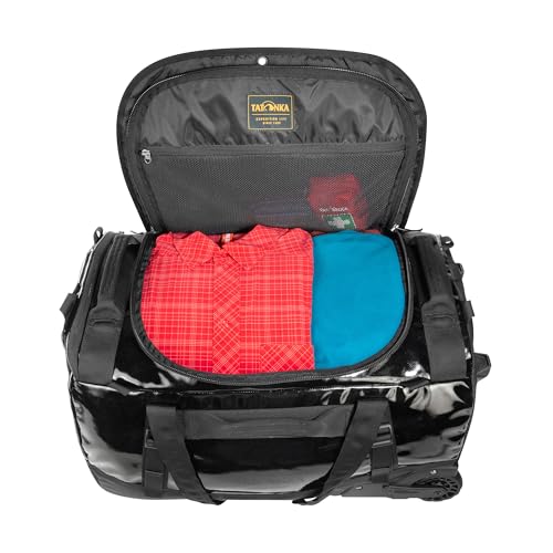 Tatonka Barrel Roller 60 L - Trolley mit Rucksackfunktion, abschließbarem Reißverschluss und Teleskop-Handgriff