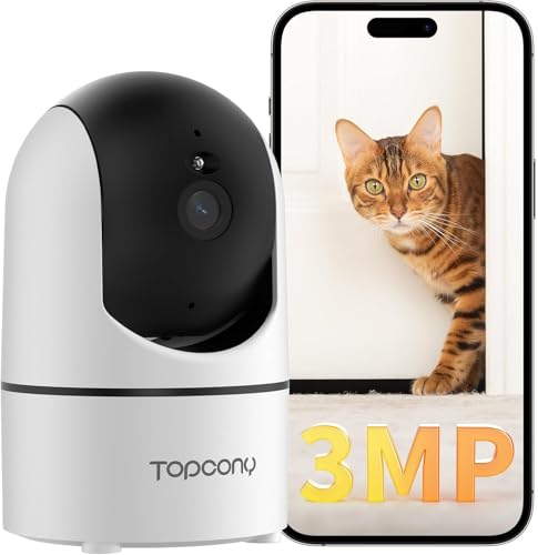 Amazon.co.jp: 【300万画素・自動追尾 】防犯カメラ 室内 ペット