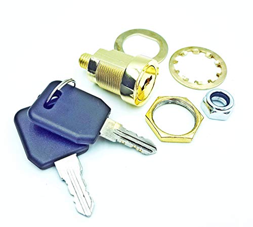 Armstrong Stack-On Replacement Key Lock with Bright Brass Finish