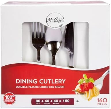 Premium Plastic Dining Cutlery Assortment, 160 ct., Mfr: 226097-A image 2