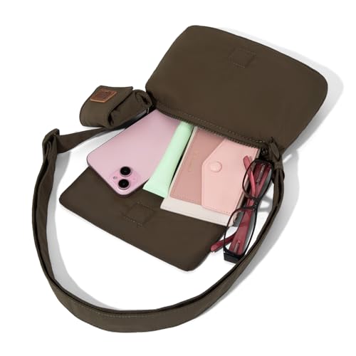 Image of Lee Small Crossbody Bags for Women, Lightweight Mini Shoulder Bags for Women Going Out Purse, Casual Bag with Earphone Pouch