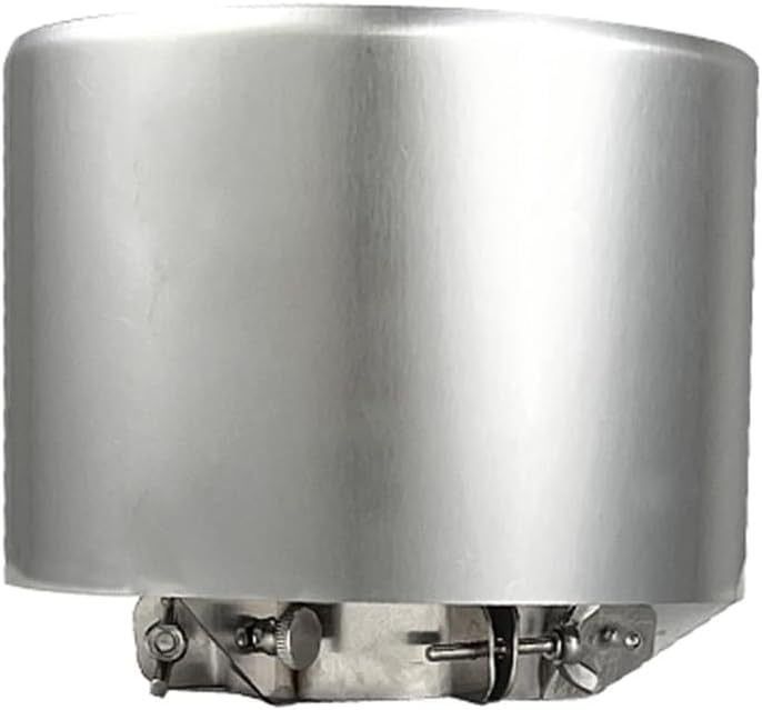 Stainless Steel Chimney Cap with Spark Arrestor Mesh Easy Install for Single Wall Fireplaces/Wood Stoves Durable 13.5x13.5x11cm Weather-Resistant Pipe Cover