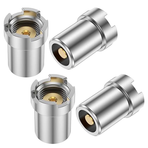4PCS 510 Thread Magnetic Adapter Kit Universal Threaded Screw Converter for Soldering Iron Metal Connector Adapters for Circuit Board Repair Tools