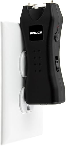 Miniatura 6 de Police Stun Gun Burn Pepper Spray Combo Mujeres Hombres Autodefensa - 618 Negro