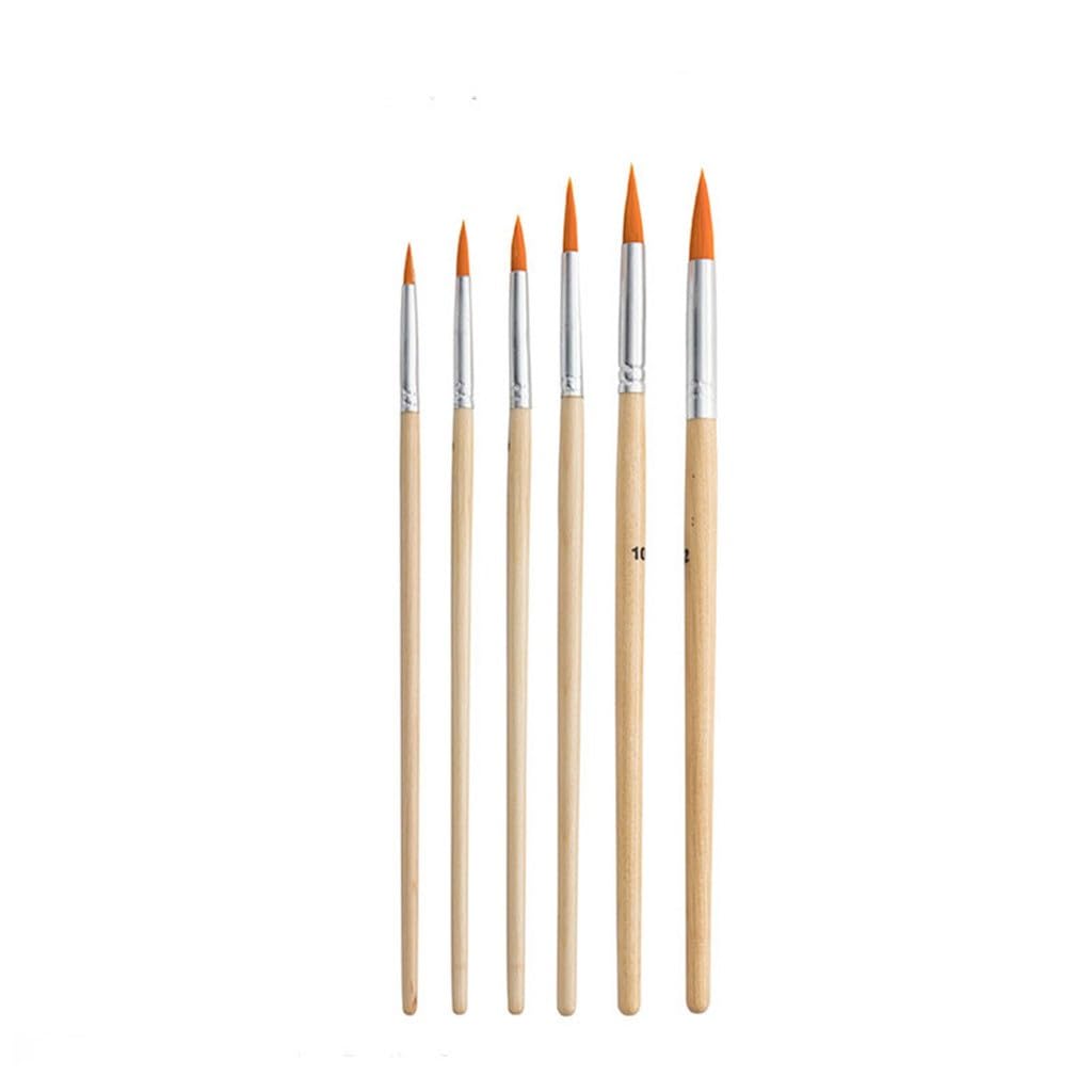 Juego de 18 Pinceles para óleo con Paleta de Pinceles acrílicos para Acuarela y Gouache delineados, Suministros de Pintura.,