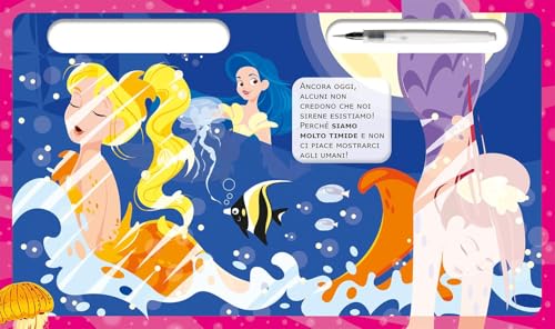 Le Sirene. Acquacolor. Ediz. Illustrata. Con Pennello Ad Acqua - 4