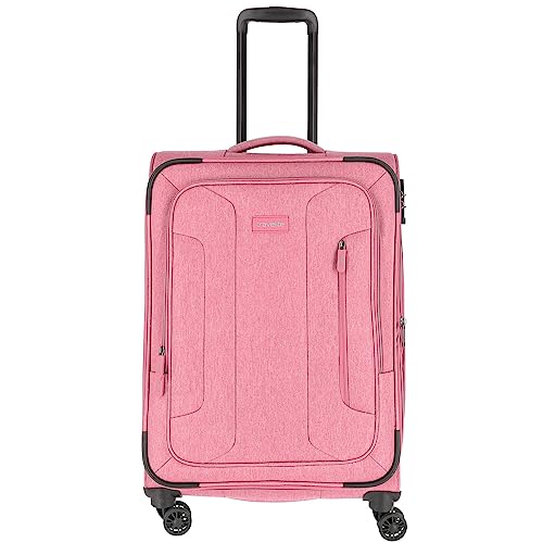 Travelite Boja - 4-Rollen-Trolley M 67 cm erw. pink
