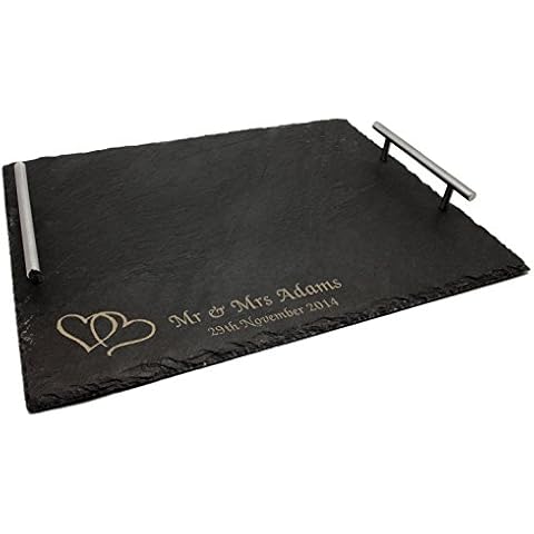 County Engraving Personalised Slate Serving Tray Cover