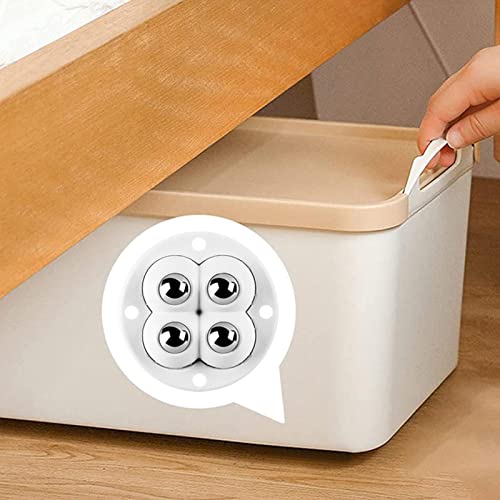 Rodízios autoadesivos - 4 Polia giratória 360 graus | Polia móveis para vasos flores Acessórios Arte