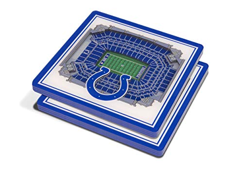 Image of YouTheFan NFL 3D Team StadiumViews 4x4 Coasters - Set of 2