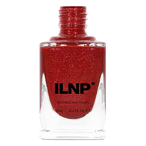 Image of ILNP Stopping Traffic - Fire Engine Red Holographic Nail Polish