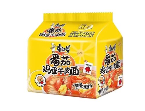 康师傅方便面速食即泡面 kangshifu Instant noodles Chinese snack food 番茄面 image 2