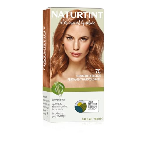 Image of Naturtint 7C Terracotta Blonde Permanent Hair Color (Pack of 1), Ammonia Free, Vegan, Cruelty Free, up to 100% Gray Coverage, Long Lasting Results (Packaging may vary)