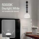 DiCUNO żarówka LED E14, 5 W, światło dzienne 5000 K, zastępuje żarówkę halogenową 50 W, 550 lm, reflektor R50, kąt świecenia 120°, CRI 90, 230 V, nie możliwe do ściemnienia, opakowanie 6 sztuk