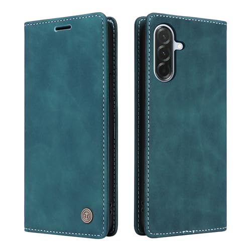 �Ή��@�� for Samsung Galaxy A15 �t���b�v�L�b�N�X�^���h�iPU���U�[�j���C�J���J�[�h�X���b�g �E�H���b�g�X�^�C���ی�P�[�X Green