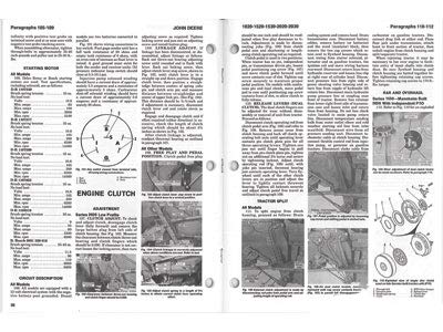 Miniatura 2 de Stevens Lake Parts Un nuevo manual de taller para modelos John Deere 1020, 1520, 1530, 2020, 2030 intercambiables con ITJD37, ITJD37-A, JD-37,