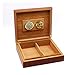 Zigarren Humidor Zigarrenluftbefeuchter Zigarrenschachtel, Zigarettenschachtel mit Hygrometer-Befeuchter Importiertes Zedernholz, Große Kapazität Bietet Platz Für 20 Zigarren-Aufbewahrungsboxen, Reise