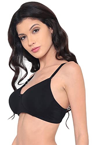 Image of Laavian Women's Cotton Non Padded Non-Wired Shaper T-Shirt Bra