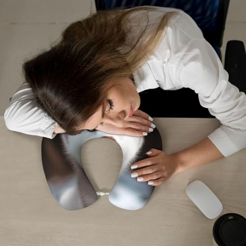 Almohada de viaje espuma viscoelástica 30 cm cómodo miniatura 7