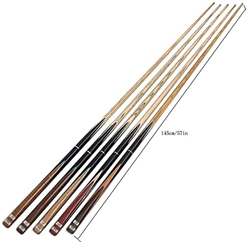 Taco de billar madera fresno 57 pulgadas 9.8 mm punta miniatura 7