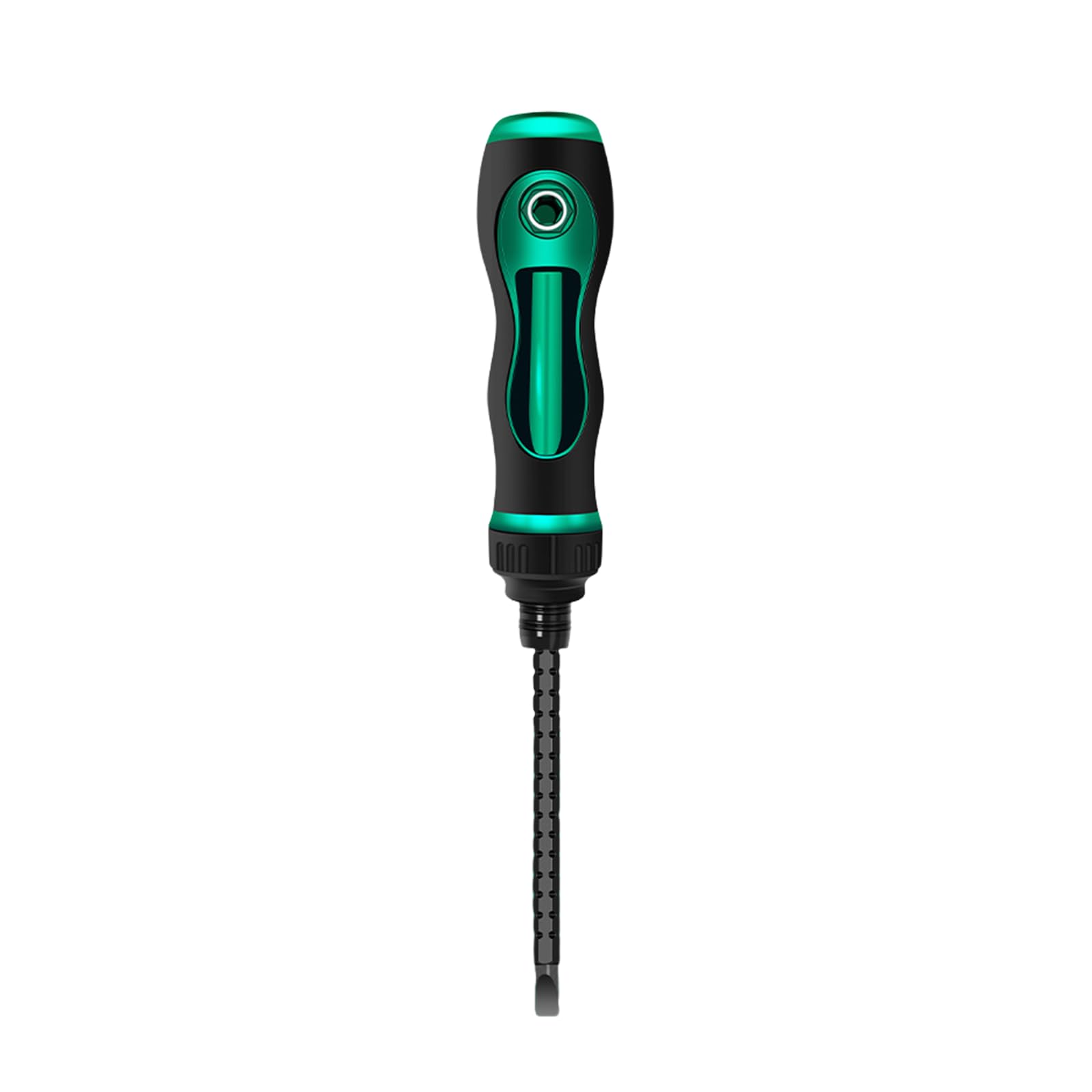 Rgybao Type C Ratchets Screwdriver With Interchangeable Crosses Flatheads Telescoping Handle Steel Build For Professional And Hobbyists Practical Steel Screwdriver