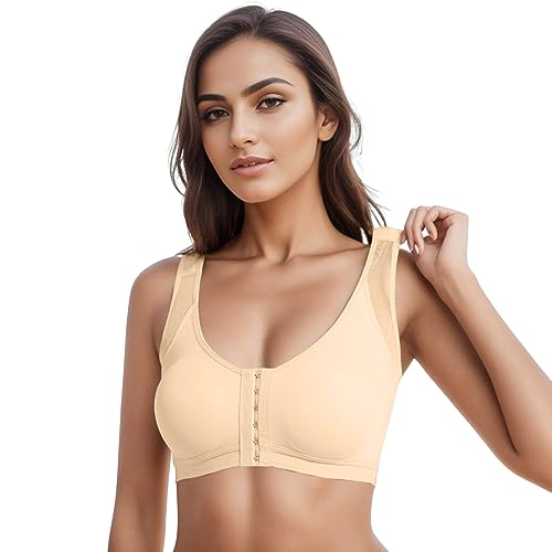 Soutien-gorge de sport avec jante en acier et bouton avant en textile premium