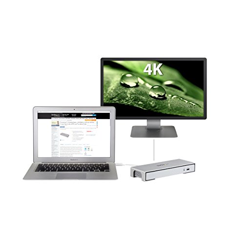 Replicador Thunderbolt 2 StarTech.com TB2DOCK4KDHC con HDMI 4K y USB de carga 5