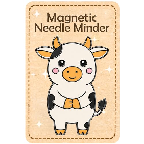 Image of Kraftex Magnetic Needle Minder. Needleminder for Embroidery & Sewing. Cute Needlepoint Accessories. Magnetic Needle Holder for Cross Stitch. Cute Magnet Pin Gift