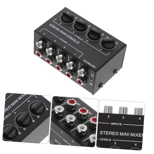 Mélangeur compact contre les bruits de fond pour ordinateur et audio