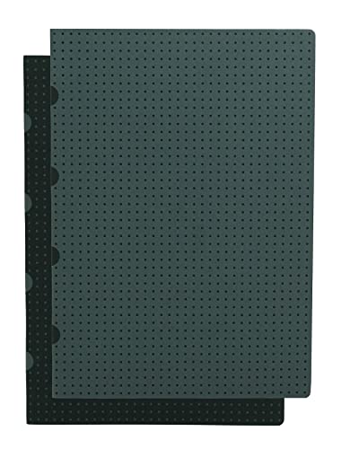 Black on Grey / Grey on Black Journal: Unlined A4 (Cahier Circulo)