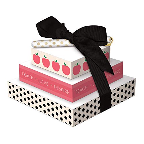 Conjunto de presente bloco de notas