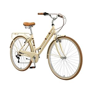 BIKESTAR Aluminium stadsfiets, 26, 28 inch, 16, 18 inch frame, 7 versnellingen, Shimano damesfiets, Hollandse fiets…