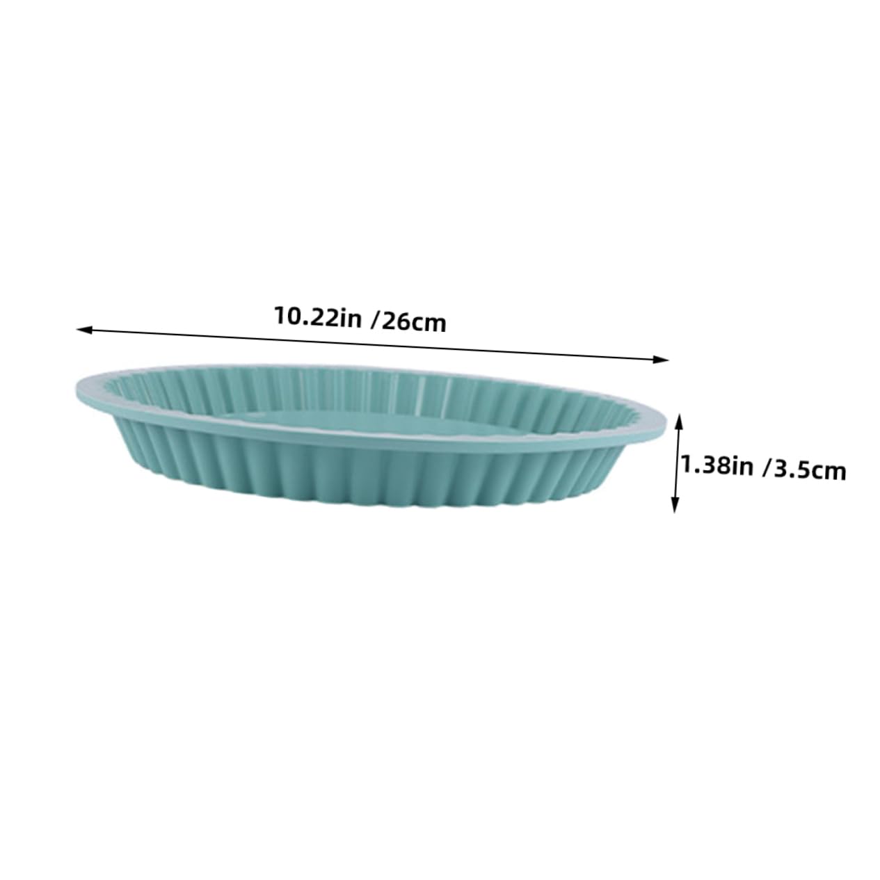 MUCKLILY Silicone Round Cake Pan: Silicone Pizza Tray Pie Flan Baking Dish Non Stick Pizza Pan Heat Resistant Bakeware For Cooking