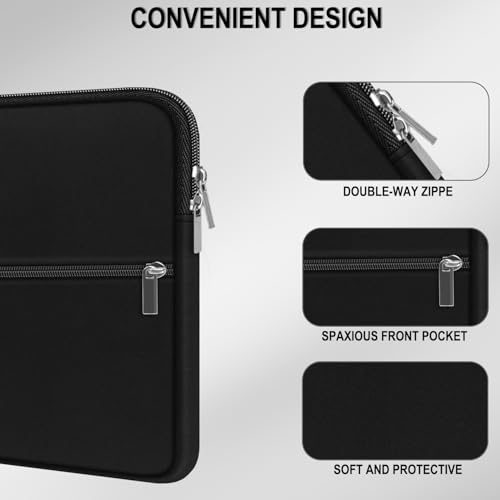 Funda para portátil 15.6 pulgadas, negra, resistente a golpes miniatura 3