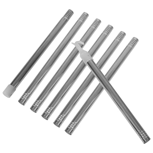 ERINGOGO Varilla de Apertura para Ventanas Corredizas de Acero Inoxidable de 28 M Barra de Empuje y Tracción Resistente al Agua para Tragaluces y Toldos Herramienta Multifunción para