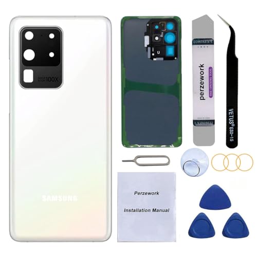 Vitre arrière Samsung S20 Ultra pour réparation blanc nuage