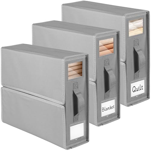 JAECU 3 Piezas Caja Organizador Sabanas