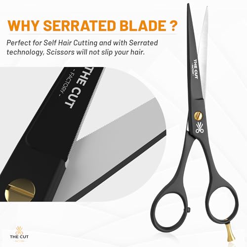 The Cut - Factory - B013 The Cut Factory- Hair Scissors And Barber Scissors Professional- 6.5 Inches Finest Stainless Steel Hair Cutting Scissors thumb #3