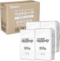 ペットシーツ・トイレシート〔レギュラーサイズ〕 1枚当り4.47円がさらに4.28円！！枚数変わらず800枚（200枚×4個）約35枚分もお得♪【トイレ用品】【オシッコ】【使い捨て】【業務用】