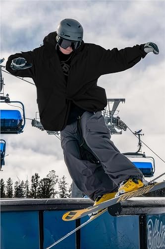 Image of GSOU SNOW Mens Womens Baggy Snowboard Jacket Ski Jacket 20K Waterproof