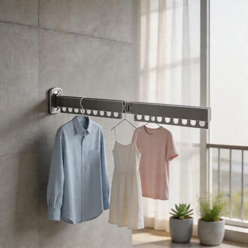 Estante de secado de pared para ropa solución definitiva a la falta de espacio en lavanderías 5