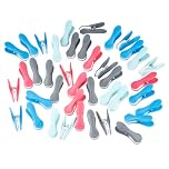 Lakeland Pack of 40 Soft Grip Clothes Pegs Clothes Pin Laundry Pegs Washing line Pegs Multi Colour