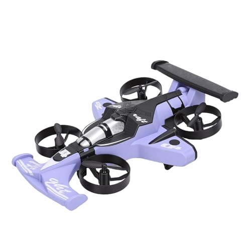 Bewinner Voiture Volante RC 2 en 1, Voiture de Cascade Télécommandée 2,4 GHz avec Double Mode, Roule au Sol et Vole dans Les Airs, Corps Léger en EVA, pour...