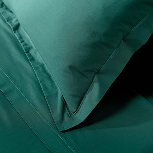 Douceur d'Intérieur Cotton Cushion Cover Emerald 63x63cm, 63 x 63 cm - Image 3
