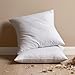 MIULEE 26x26 Inch Feather Down Pillow Inserts (Set Of 2) – Gusseted, Luxury Decorative Pillows For Sofa & Bed