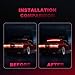 AHMURZOE 35 Inch Car LED Brake Light Strip DC12V High Mount Stop Lights Third Brake Led Light Bar for Cars Trucks